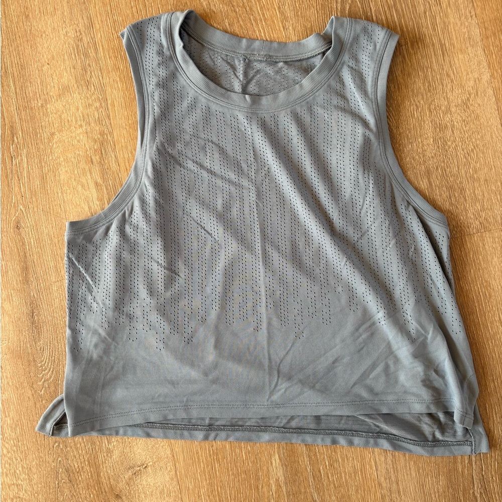 Lululemon Powder Blue Crop Top size 6